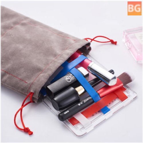 Cosmetic Bag with Mirror for Portable Storage Board