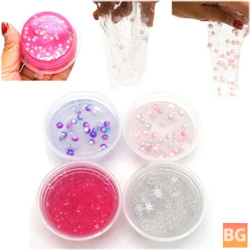 Kiibru Slime Pearl - Stress Relief Toy with Star Glitter