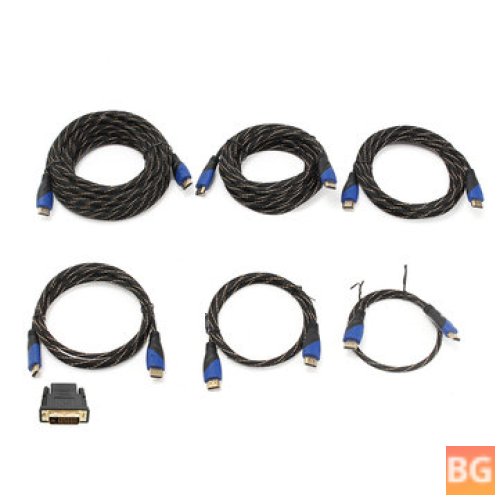 3D TV Cable with HDTV Connector - Braided