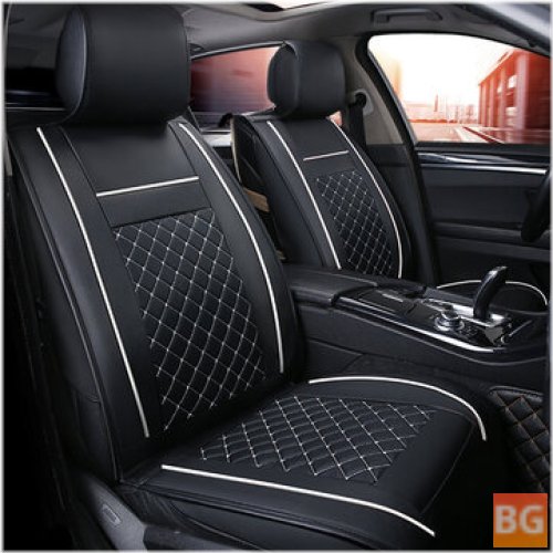 Car Seat Cover with PU leather Back Rest for Auto Accessories
