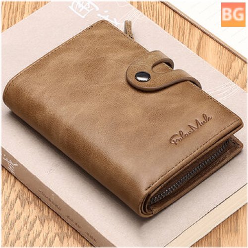 Wallet for Men - Genuine Leather Credit Card Holder