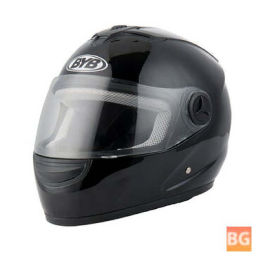 Full Face Helmet with Anti-Fog Lens and Breathable Design
