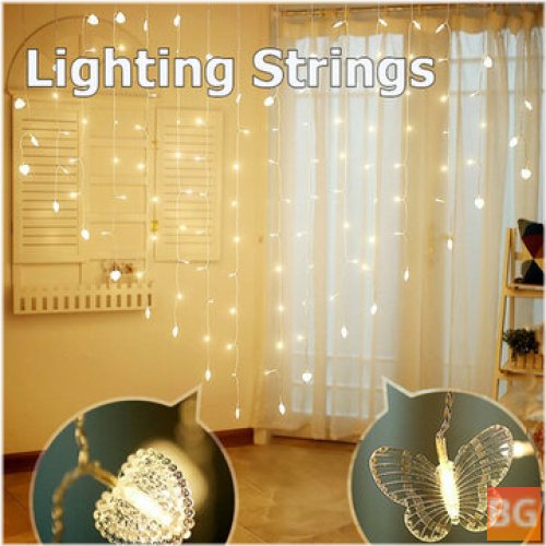 LED Love/Butterfly Curtain Lights