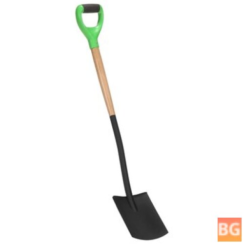 D-handle shovel - steel and hardwood
