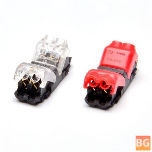 2-pin Quick Splice Wire Terminals - Crimp Connectors for LED Strip Cable