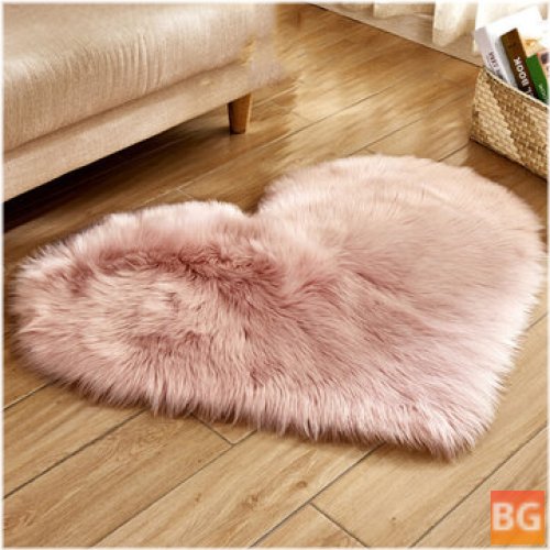 Soft Sofa Pad with Carpet and Heart Pattern