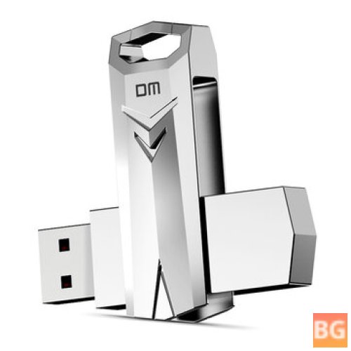DM Alloy 360° Rotation USB 3.0 Flash Drive with 64GB, 128GB, 256GB, and 512GB Storage