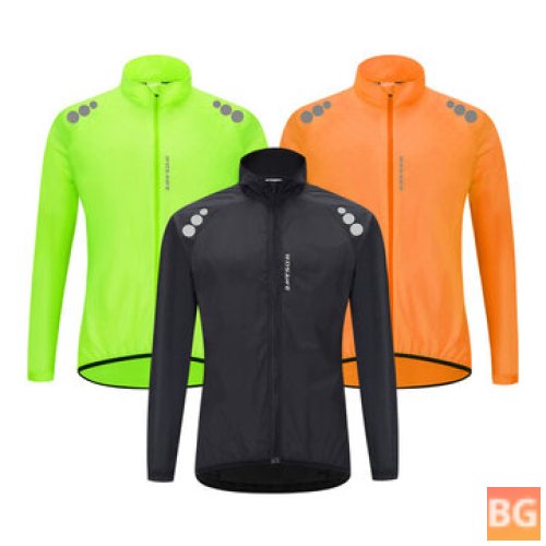 Breathable Cycling Jacket with Reflective Material