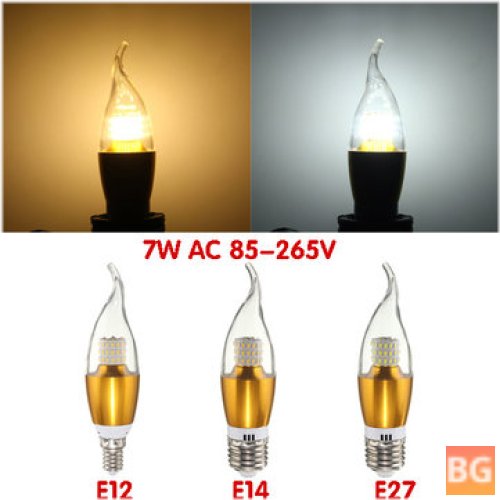 LED Candle Light Lamp - E27, E12, E14, 470LM