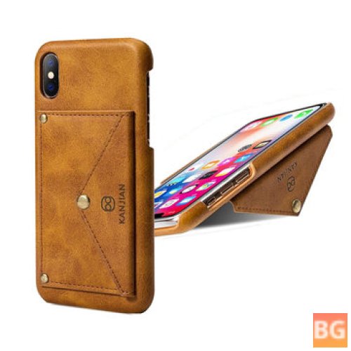 iPhone X Leather Slot Protectors