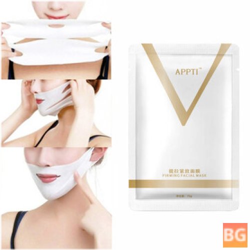 Anti-Wrinkle Mask with V-Shaped Face