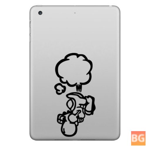 Farting Prince Decorative Sticker for iPad 7.9 Inch