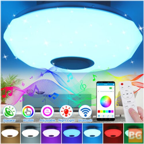 RGB Dimmable Music Ceiling Light with Bluetooth Control