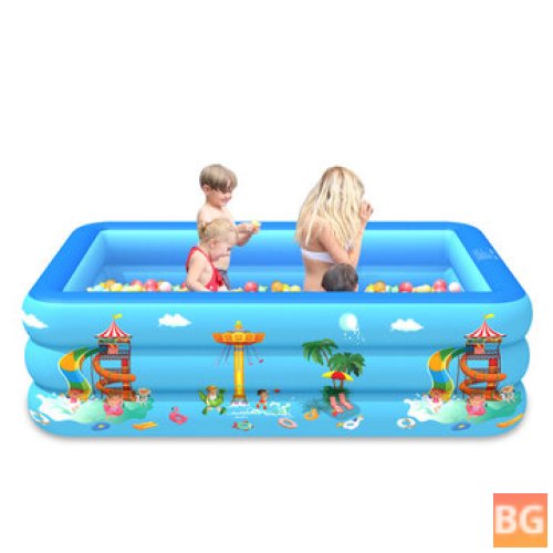 Children's Inflatable Pool with 2/3 Layer - Inflatable Bathtub