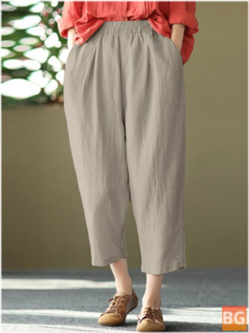 Pocket Harem Pants for Women