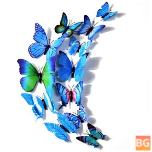 3D Butterfly Wall Stickers (12pcs)