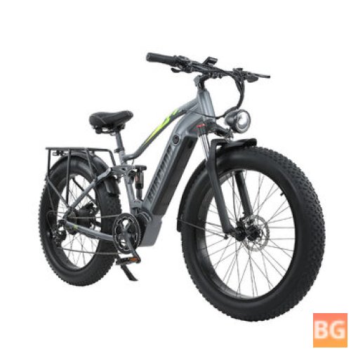 Burchda RX80 Electric Bicycle - 48V, 18AH, 1000W, 26*4.0in, Oil Brake, 60-70KM, Mileage, 180KG, Payload, Snowfield