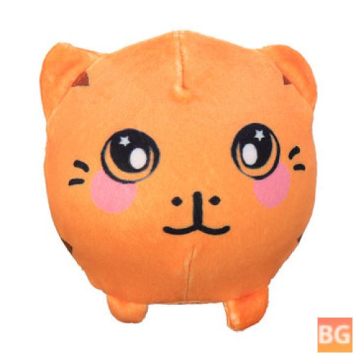 Tiger squishy toy with slow-rising plush toy