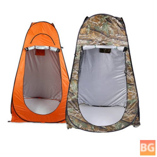 Portable Shower Tent with 2 Windows and Bag