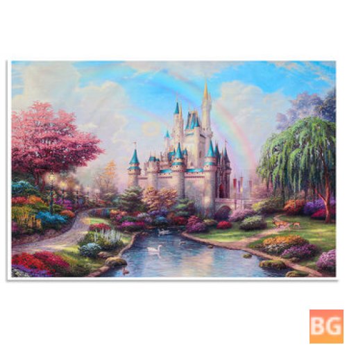 Home Decor Photo Background with Background Material - Castle