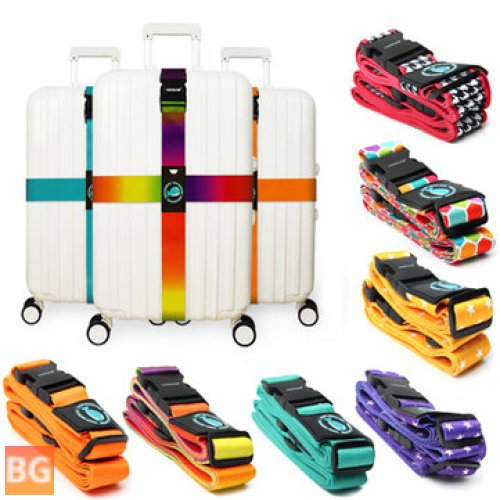 Outdoor Travel Luggage Cross-Strap Suitcase Bag - Packing Security Buckle