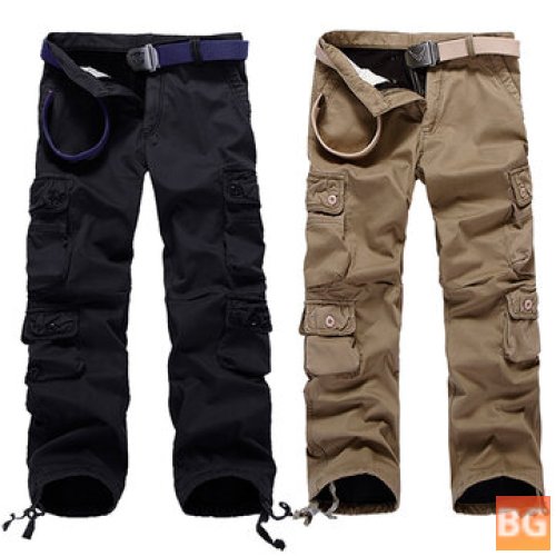 Pants for Men - Thick, Outdoor-Style Cargo Pants
