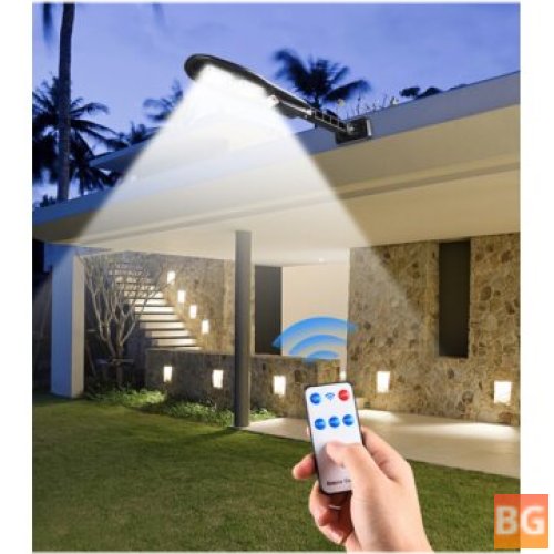 24-Hour Solar Light with Remote Control - IP65 Waterproof