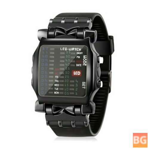 Watch with Time Display and LED Colorful Light