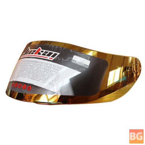 JIEKAI GXT 902 Gold Color Motorcycle Helmet Glass Shield