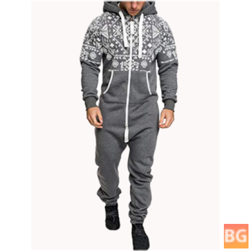Sports Jacket with Hood and Pants