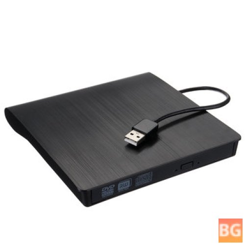 Slim USB DVD Writer for PC and Laptop