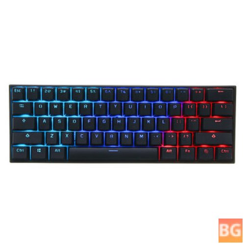 Anne Pro 2 Mechanical Keyboard - 61 Keys 60% NKRO Bluetooth 4.0/5.0 Type-C RGB Gaming Keyboard