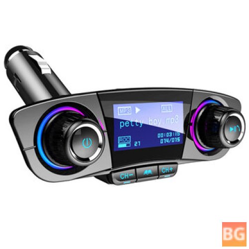 Bluetooth Car MP3 Player with Dual USB Charger and Hands-Free Calling