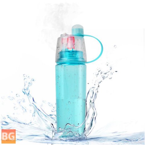 BIKIGHT Spray Sport Water Bottle - Portable Outdoor Climbing Cycling Cooling Spray Cup