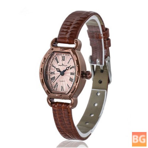 Deffrun Rectangle Dial Women's Wristwatch - Casual - Quartz Watch
