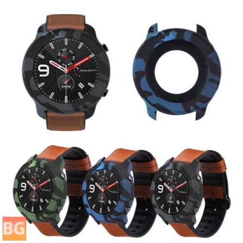 Camouflage Watch Case for AMAZFIT GTR 47mm