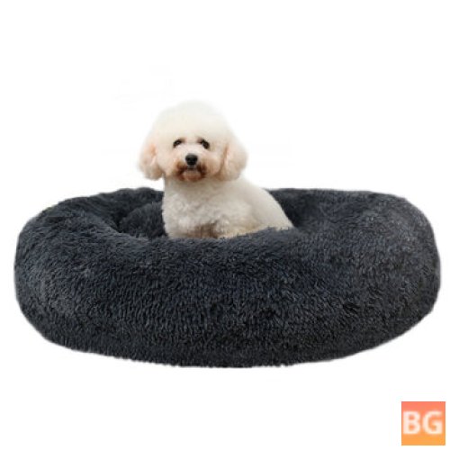 Donut Bed for Cats and Dogs - Soft and Plush