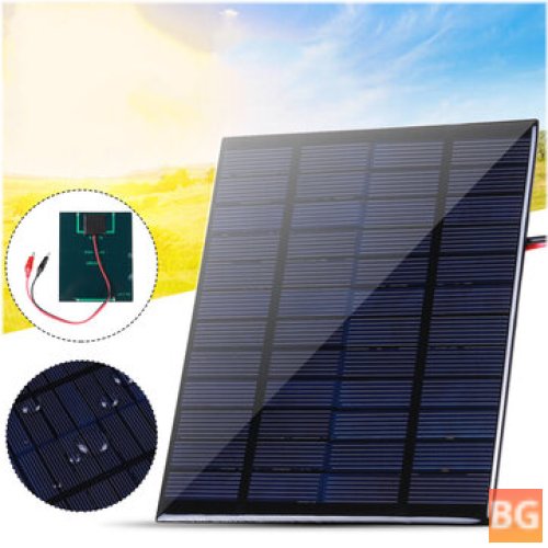 Solar Panel with Clips - Polycrystalline Silicon Solar Cell