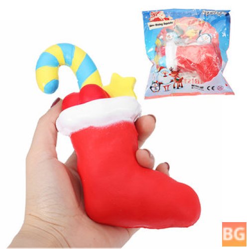 Slow Rising Sock with Santa Claus
