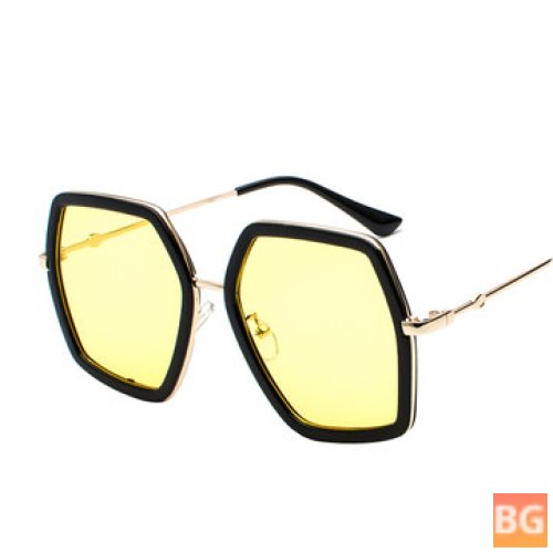Metal Frame Sunglasses - Square Frame