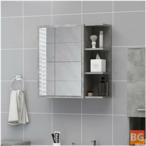 Bathroom Mirror Cabinet with Gray Mirrors