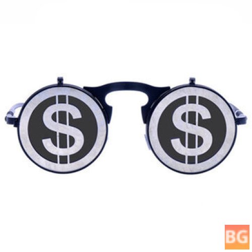 Vintage Sunglasses with Flip Up Lens and personality Glasses