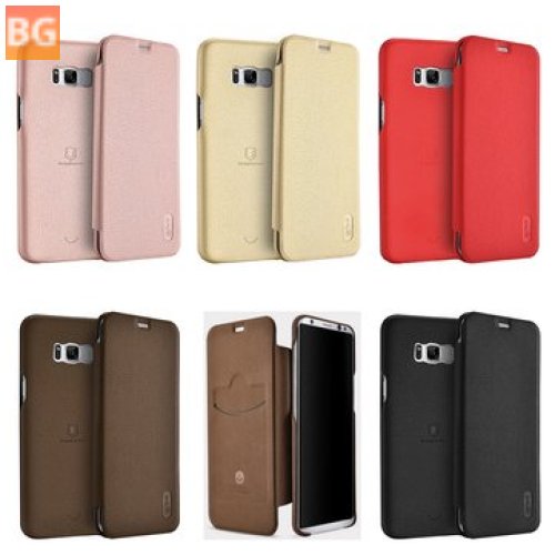 Slim and Lightweight Flip Card Slot Cover for Samsung Galaxy S8 5.8 Inch