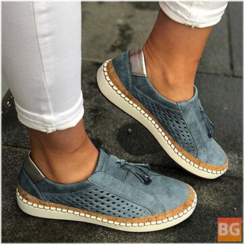 Fringe Loafers for Women - Large and Casual
