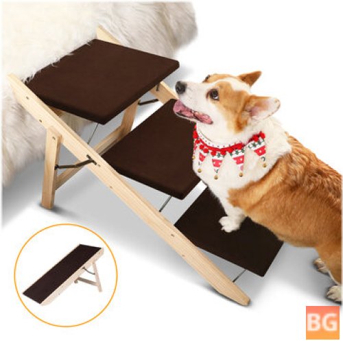 PawGiant Dog Stairs and Ramp for Small, Medium, and Large Dogs - at Home or Travel