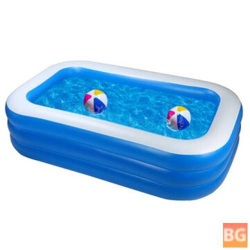 1.8/2.1/2.6M Inflatable Pool for Toddlers - Large