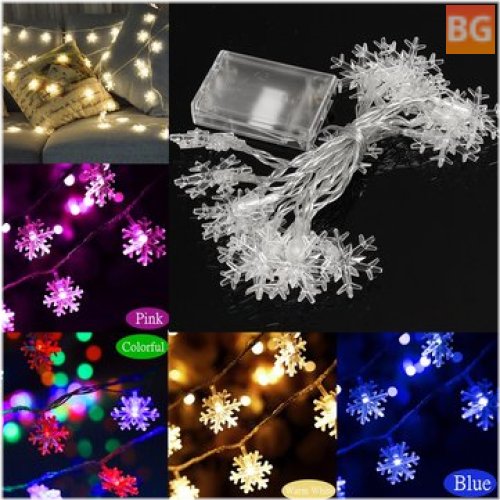 String Lights with LED's - Christmas Tree ornaments