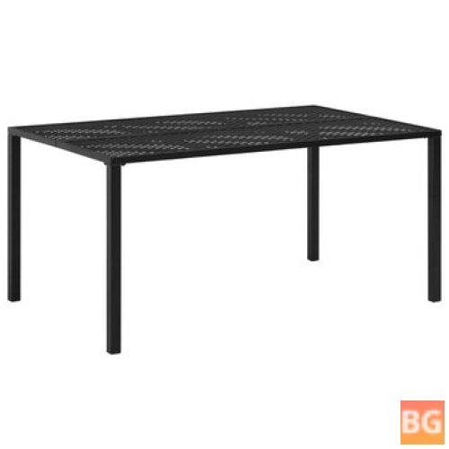 Garden Table - Black 59.1