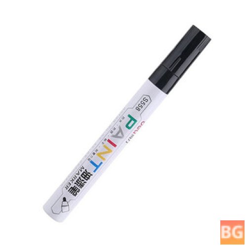Deli White Paint Marker - Assorted Colors for School and Office