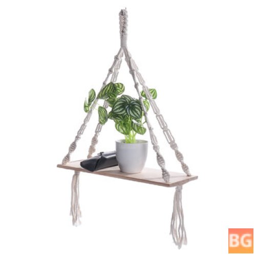 Wall Hanging Rack with Tapestry - Bohemia Macrame